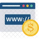 Browsing Domain Internet Connection Icon