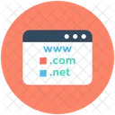 Domain Extension Web Icon