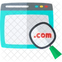 Domain Loupe Magnifier Icon