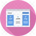 Domain Registration Seo Icon