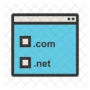 Domain Registrierung Website Symbol