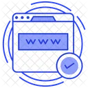 Domaine Www World Wide Web Icon