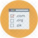 Domain URL SEO Symbol