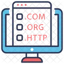 LCD Webseite Domane Symbol