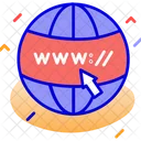 Domane Internet Webadresse Symbol