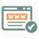 Domain Registrierung  Symbol