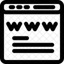 Domain Registrierung  Symbol