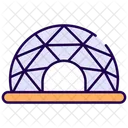 Dome Building Architecture Icon