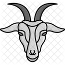 Domestic Goat Animal Capricorn Icon