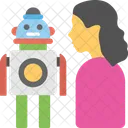 Robotic Domestic Help Icon