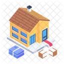 Domestic Shifting Home Shifting Shifting House Icon