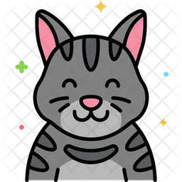 Domestic Shorthair dog  Icon