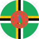 Dominica Flag Country Icon