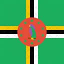 Dominica Flag World Icon