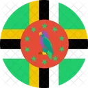 Dominica Flag World Icon