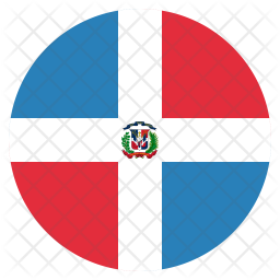 Dominican Flag Icon - Download in Flat Style