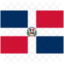 Flag Country Dominican Republic Icon