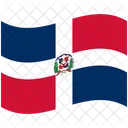Flag Country Dominican Republic Icon