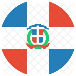 Dominican republic Flag Icon