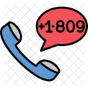 Dominican Republic Dial Code  Icon