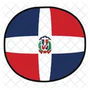 Dominican Republic Dominican Republic Flag National Flag Of Dominican Republic Icon