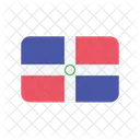 Dominican Republic Flag Country Icon