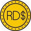 Dominican Republic Peso Coin Money Icon