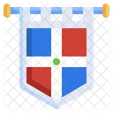 Dominican Republuc Flag  Icon