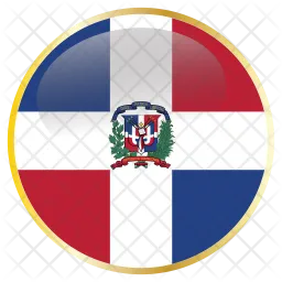 Dominicano Flag Icono