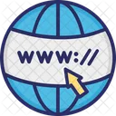 Dominio Internet Endereco Web Ícone