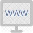 Dominio URL Web Ícone