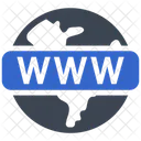 Dominio del sitio web  Icon