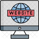 Dominio del sitio web  Icono