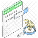 Endereco Da Web Dominios Da Web Registro De Dominio Icon