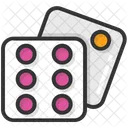 Dominos Game Gambling Icon