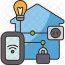 Domotics Automation Home Icon