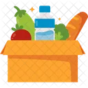 Comida Donacion Caja Icono