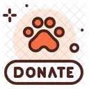 Donación de animales  Icono