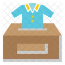 Donacion De Camisa Camisa Caja Icono