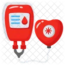 Sangre Donacion Bolsa De Sangre Icono