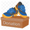 Donación de zapatos  Icono