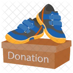 Donación de zapatos  Icono