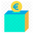 Donación de euros  Icono