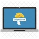 Computadora Portatil Donar Cuadro Icono