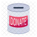Charity Donation Box Donate Icon