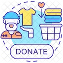 Donation Clothes Volunteer Icon