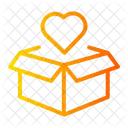 Donation Box Packing Icon