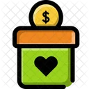 Donation Bank Money Icon