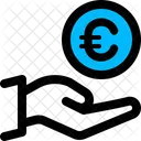 Donate Charity Euro Icon