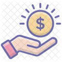 Donation Investment Dollar Icon